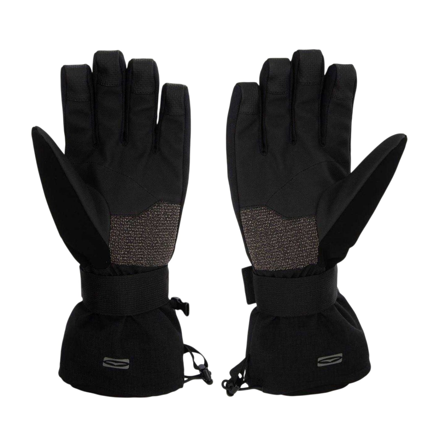 Black - Back - Gul Unisex Adult Powder Ski Gloves