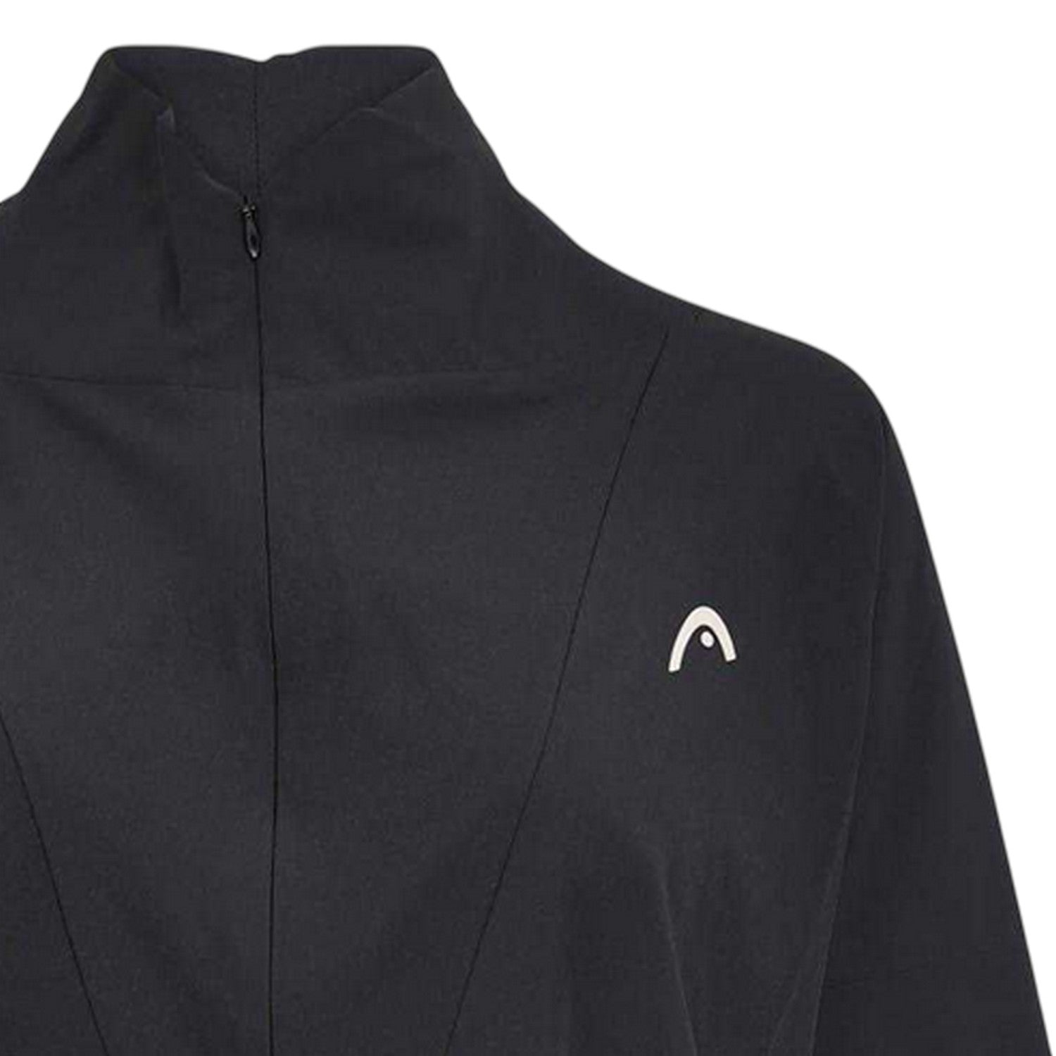 Black - Side - Head Womens-Ladies Capsule Zipped 3-4 Sleeve Jacket