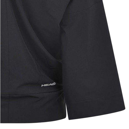Black - Lifestyle - Head Womens-Ladies Capsule Zipped 3-4 Sleeve Jacket