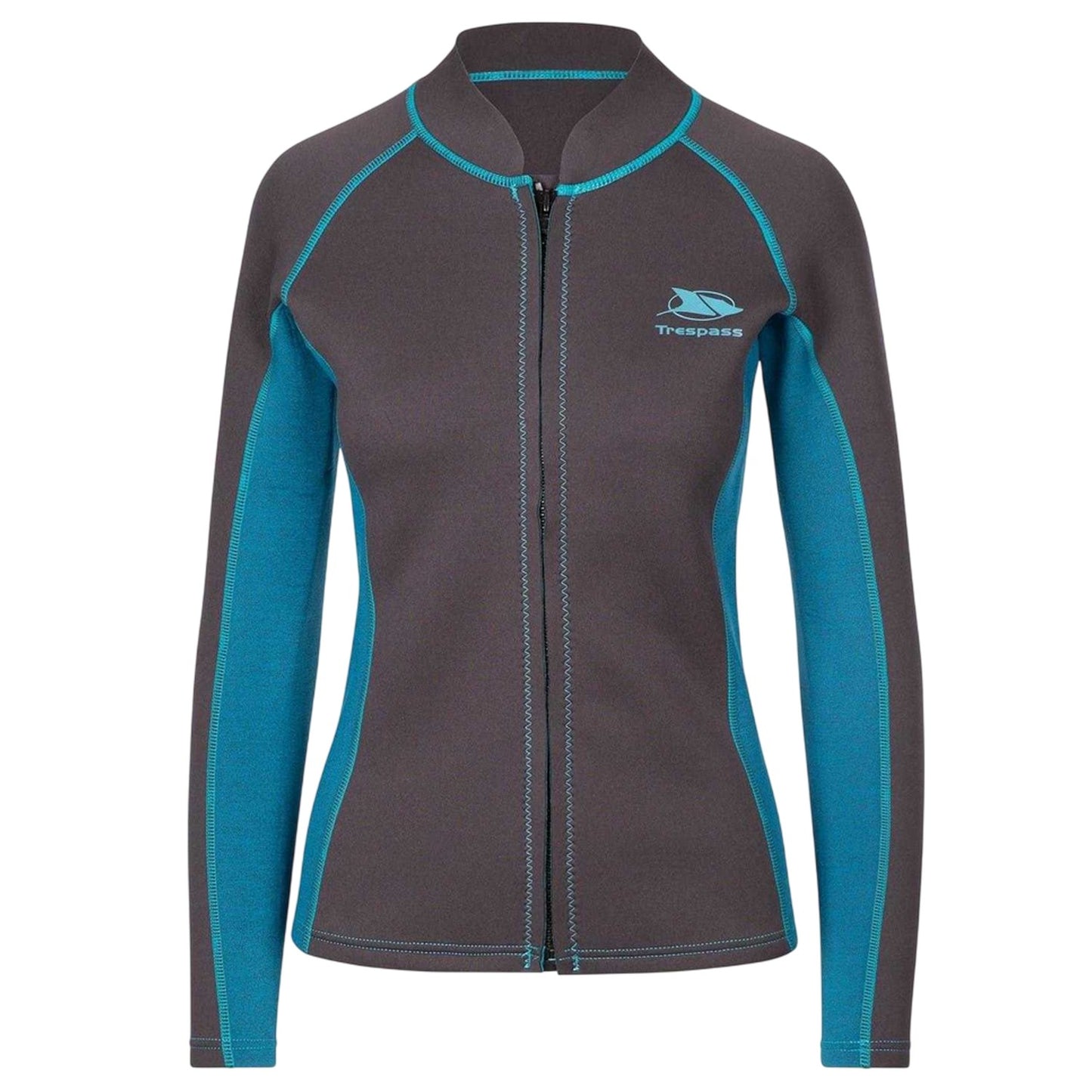 Dark Grey - Front - Trespass Womens-Ladies Skippor Neoprene Top