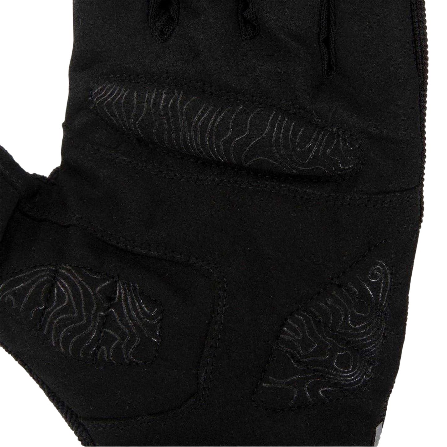 Black - Side - Pinnacle Mens Reflective Snug Fit Cycling Gloves