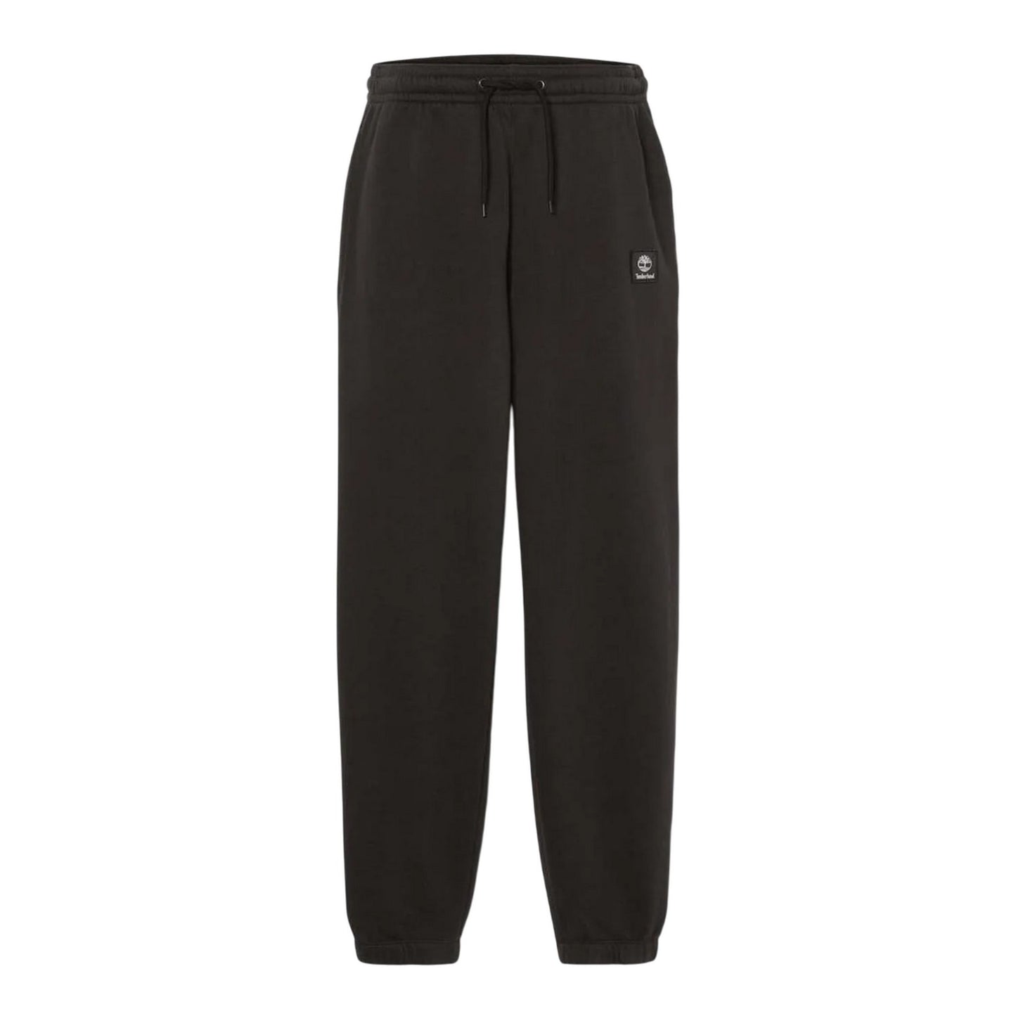 Black - Front - Timberland Mens Woven Badge Jogging Bottoms