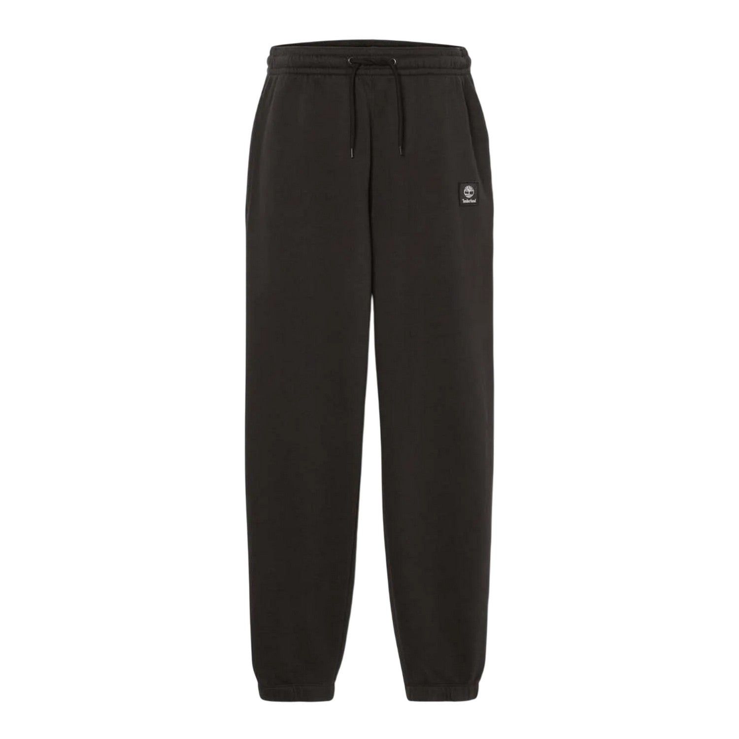 Black - Front - Timberland Mens Woven Badge Jogging Bottoms