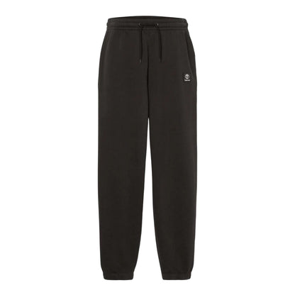 Black - Front - Timberland Mens Woven Badge Jogging Bottoms