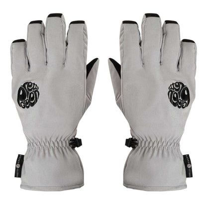 Grey - Front - Pretty Green Unisex Adult Wind Resistant Plain Ski Gloves