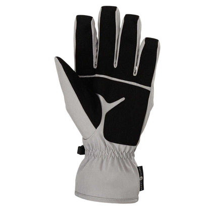 Grey - Lifestyle - Pretty Green Unisex Adult Wind Resistant Plain Ski Gloves