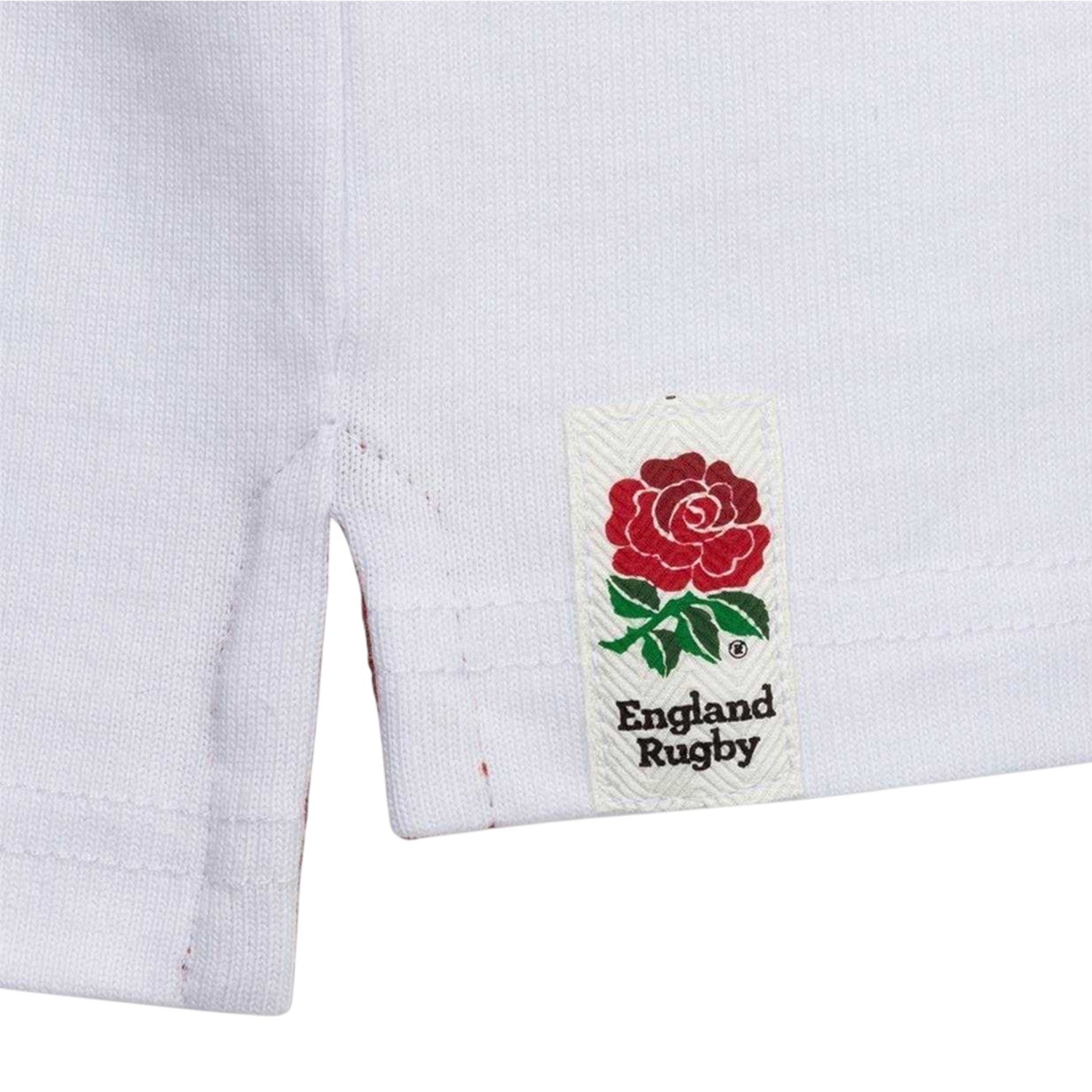 White - Lifestyle - England RFU Mens Crest Long-Sleeved Rugby Jersey