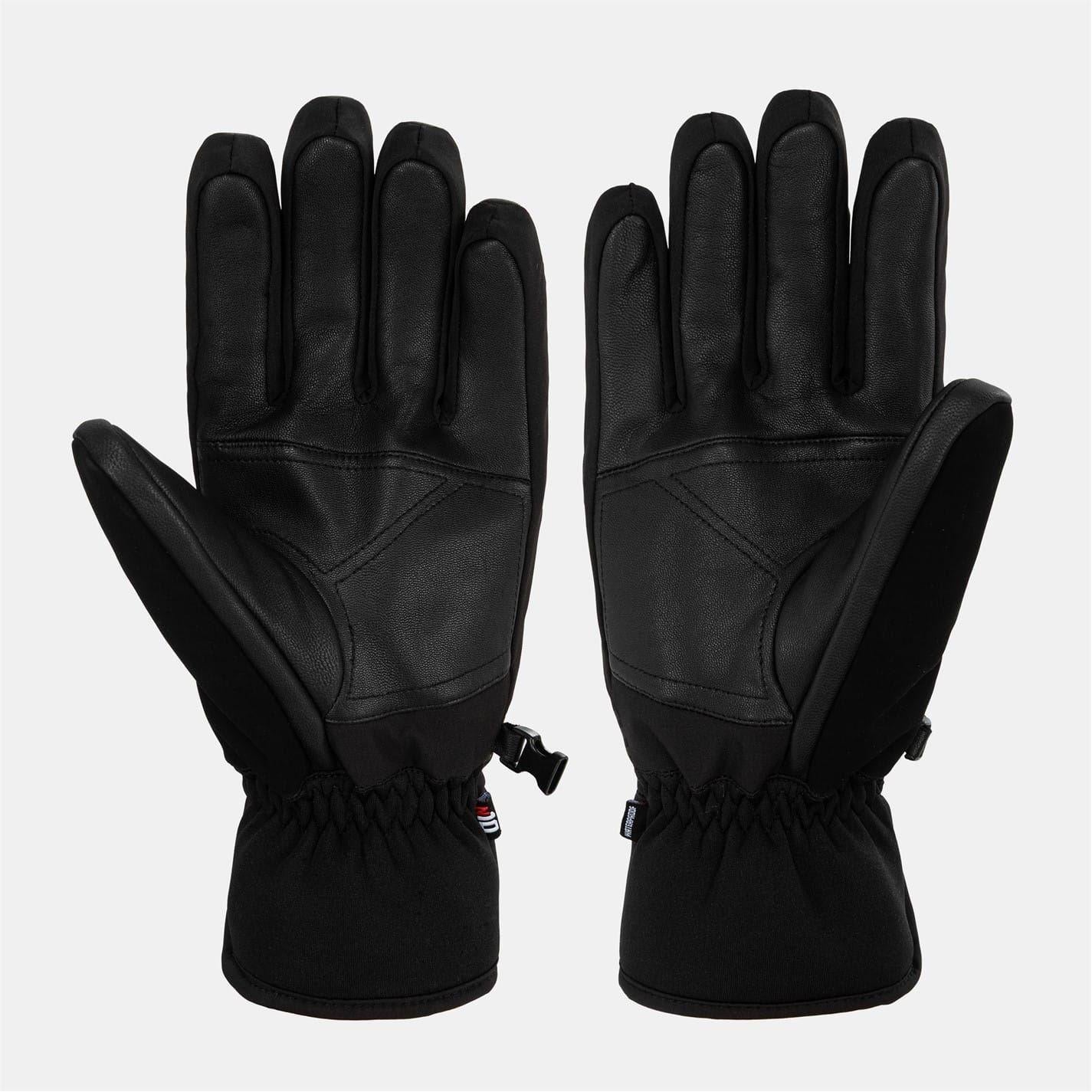 Black - Back - Nevica Mens Vail Ski Gloves