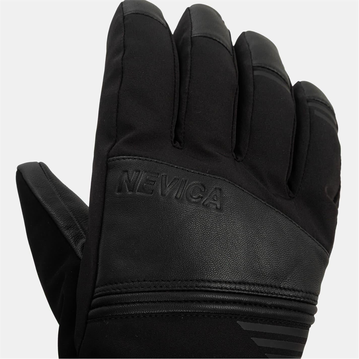 Black - Side - Nevica Mens Vail Ski Gloves