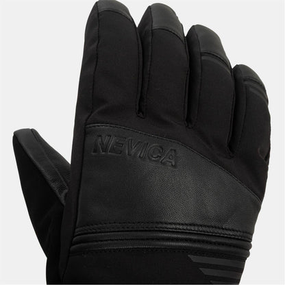 Black - Side - Nevica Mens Vail Ski Gloves