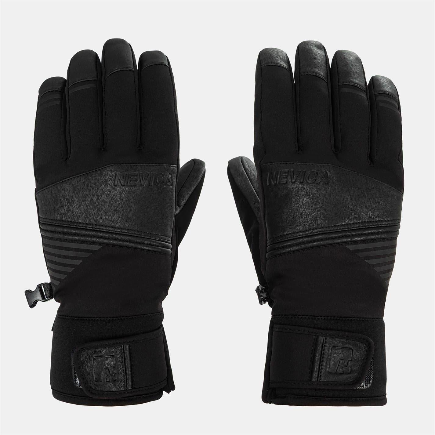 Black - Front - Nevica Mens Vail Ski Gloves