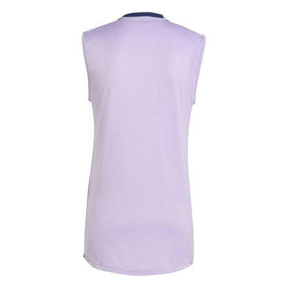 Plum Purple - Back - France Mens World Cup 2025 Adidas Rugby Vest Top