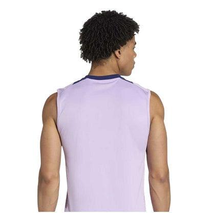 Plum Purple - Lifestyle - France Mens World Cup 2025 Adidas Rugby Vest Top
