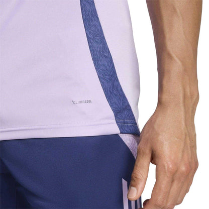 Plum Purple - Pack Shot - France Mens World Cup 2025 Adidas Rugby Vest Top