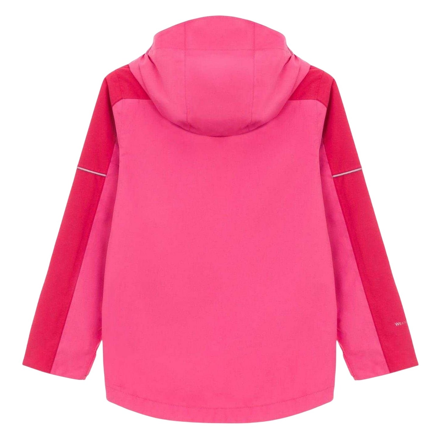 Pink-Red - Back - Karrimor Childrens-Kids 3 in 1 Waterproof Jacket