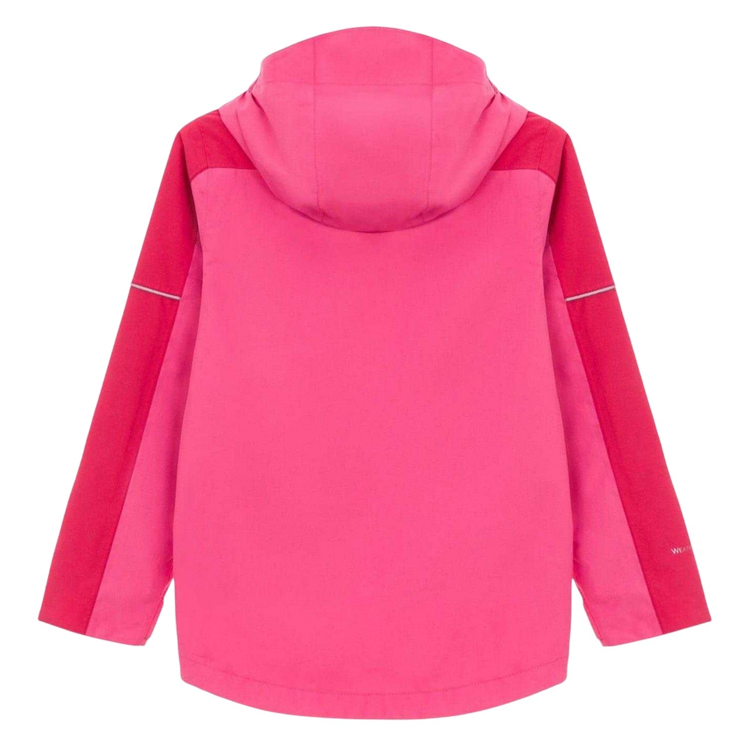 Pink-Red - Back - Karrimor Childrens-Kids 3 in 1 Waterproof Jacket