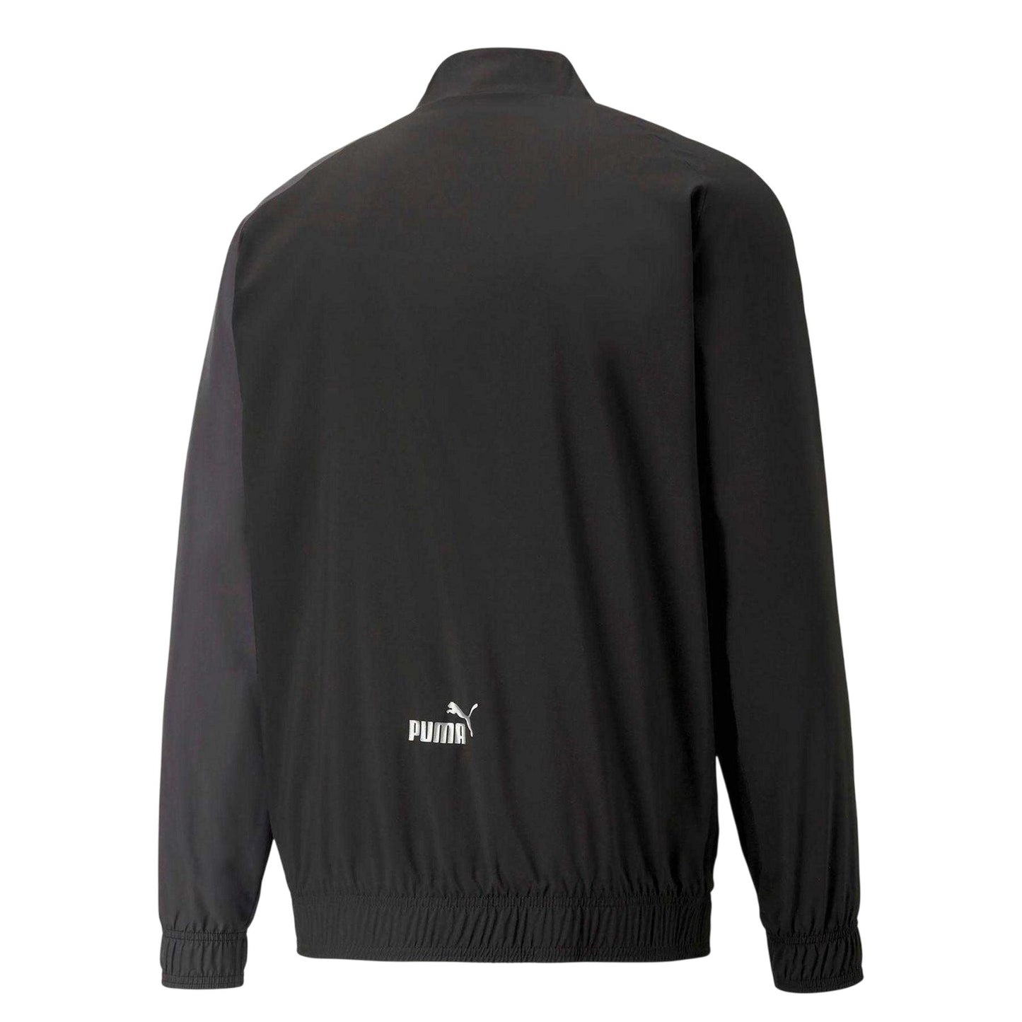 Black - Back - Puma Mens Prematch Olympique De Marseille FC Track Jacket