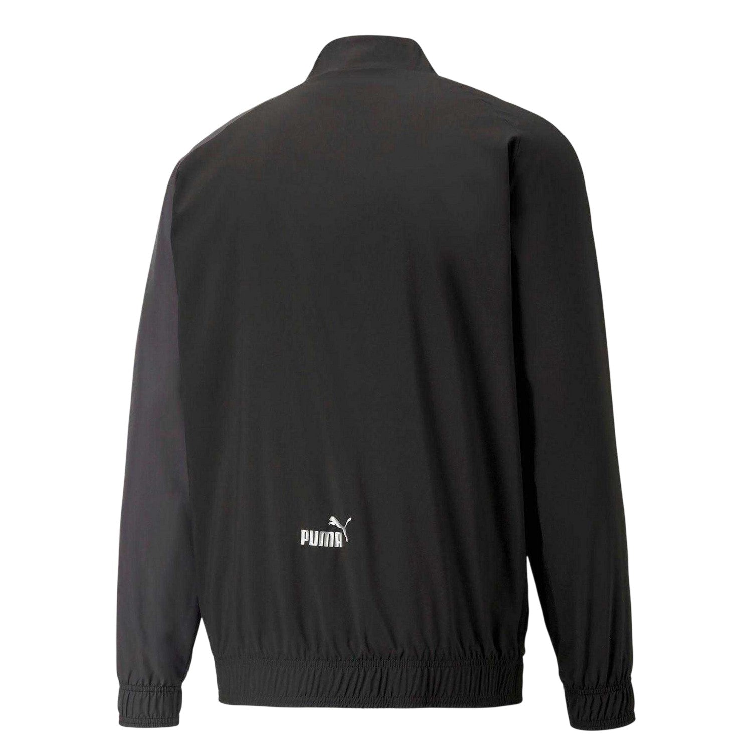 Black - Back - Puma Mens Prematch Olympique De Marseille FC Track Jacket
