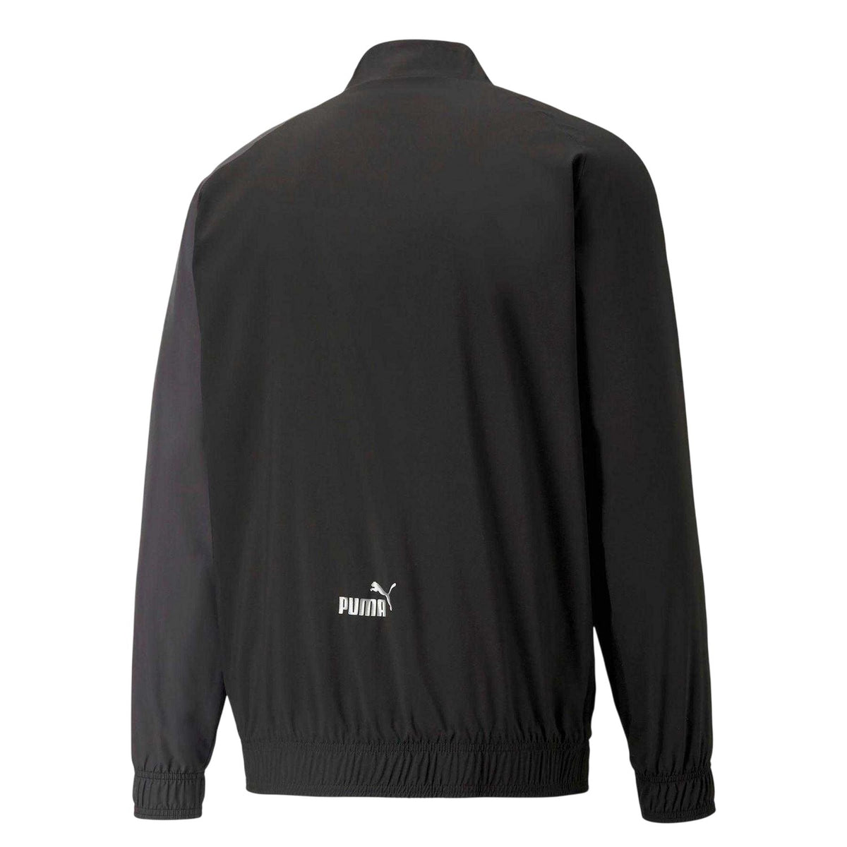 Black - Back - Puma Mens Prematch Olympique De Marseille FC Track Jacket