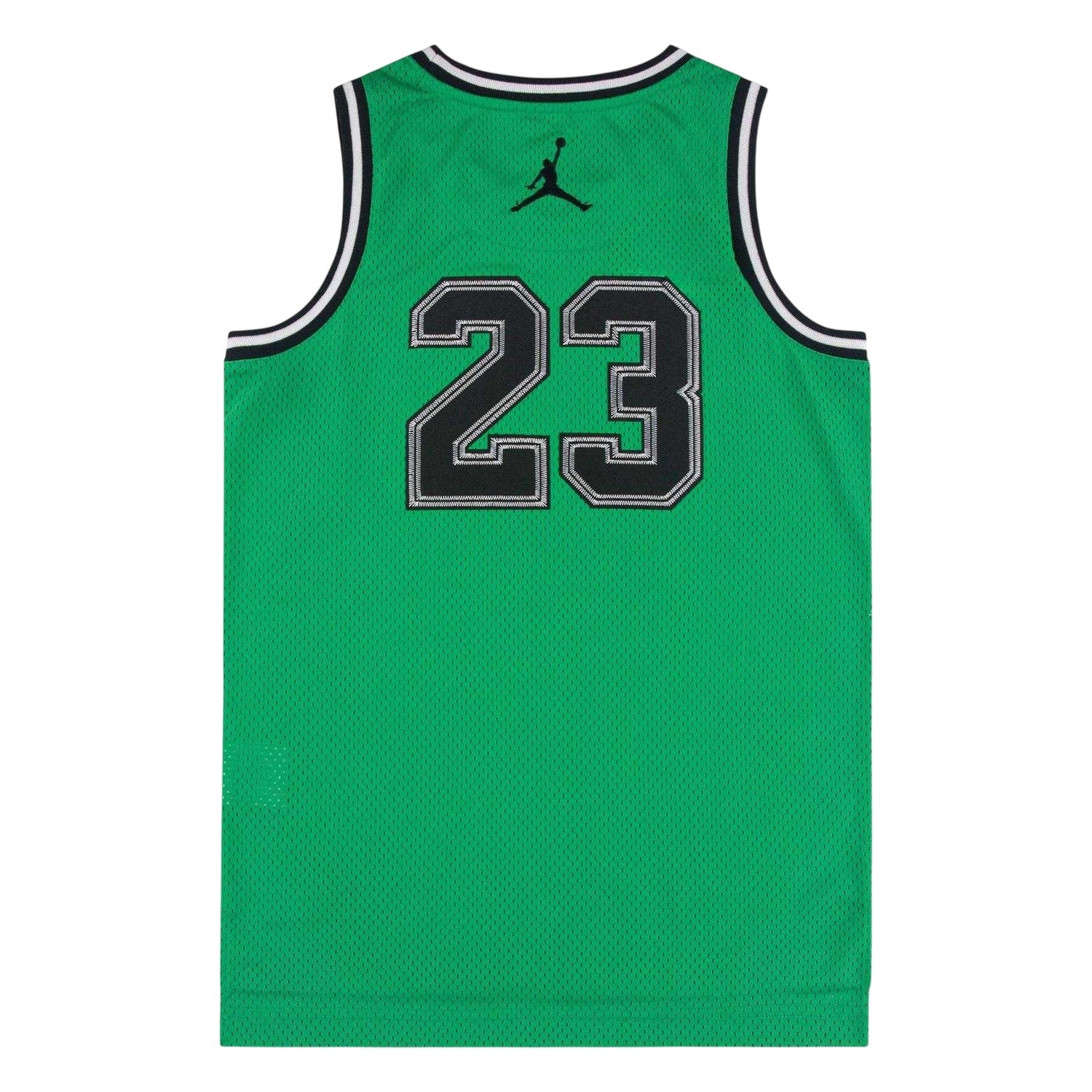 Green - Back - Nike Childrens-Kids Air Jordan Basketball Jersey
