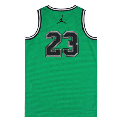 Green - Back - Nike Childrens-Kids Air Jordan Basketball Jersey