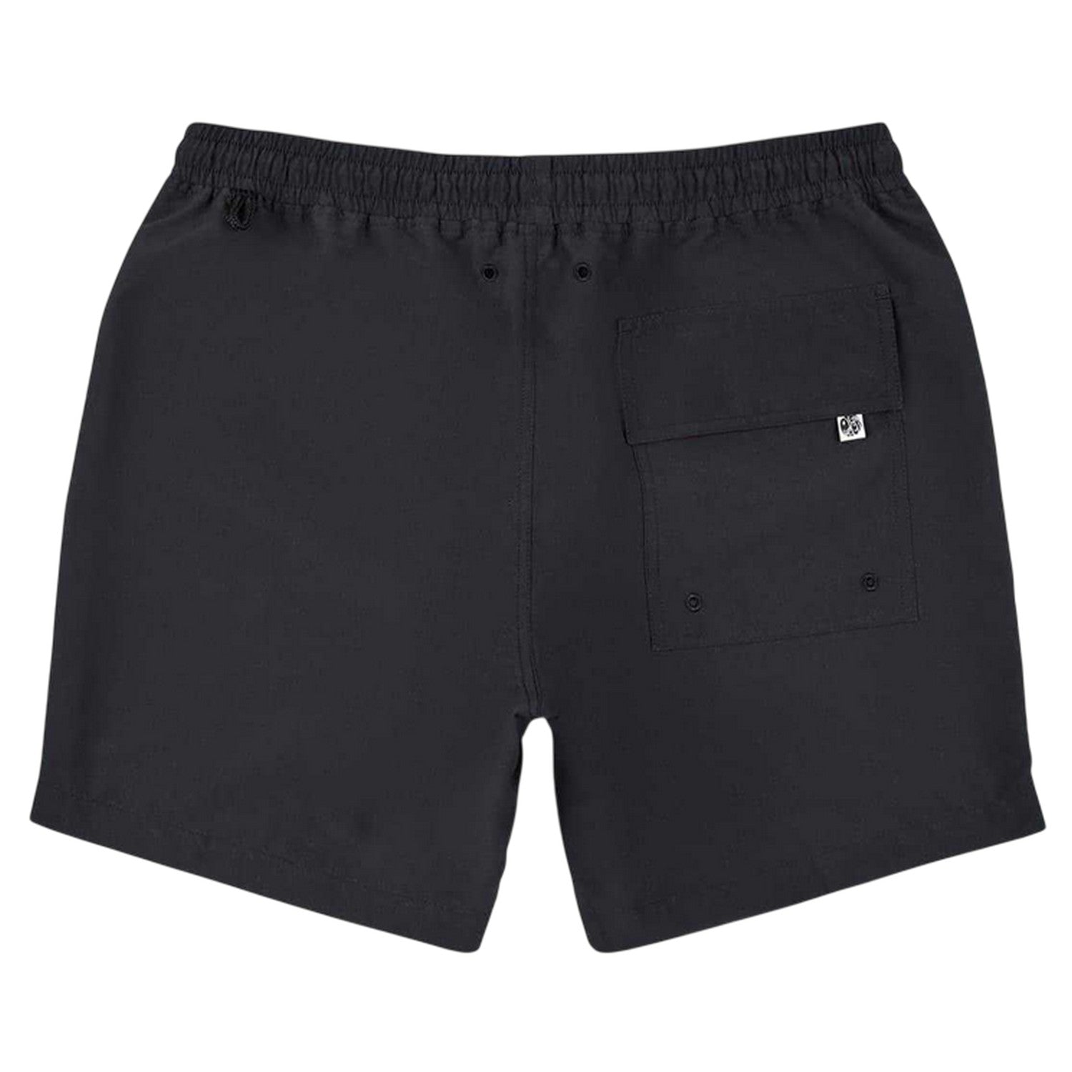 Black - Back - Pretty Green Mens Graphic Print Swim Shorts