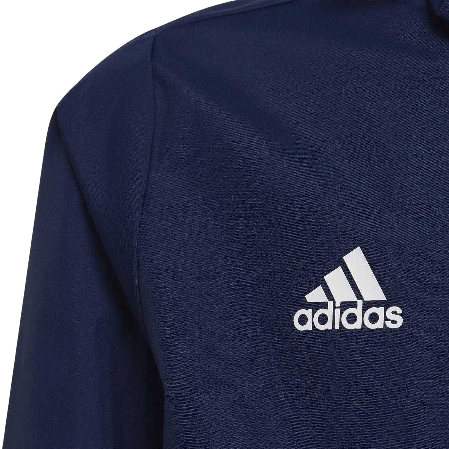 Navy - Side - Adidas Childrens-Kids Entrada 22 Waterproof Jacket