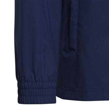 Navy - Pack Shot - Adidas Childrens-Kids Entrada 22 Waterproof Jacket