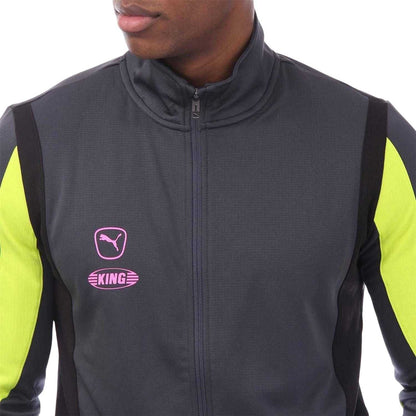 Grey - Side - Puma Mens King Pro Track Jacket