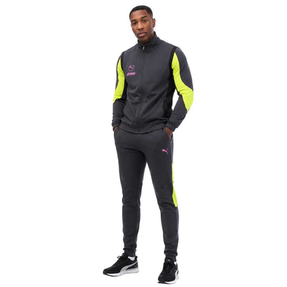 Grey - Close up - Puma Mens King Pro Track Jacket