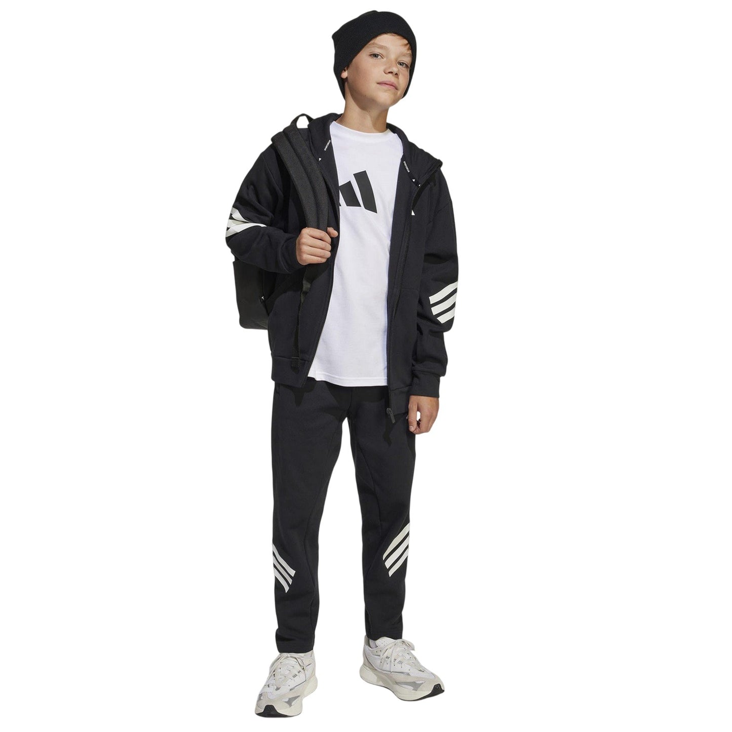Black - Pack Shot - Adidas Metal Badge Beanie