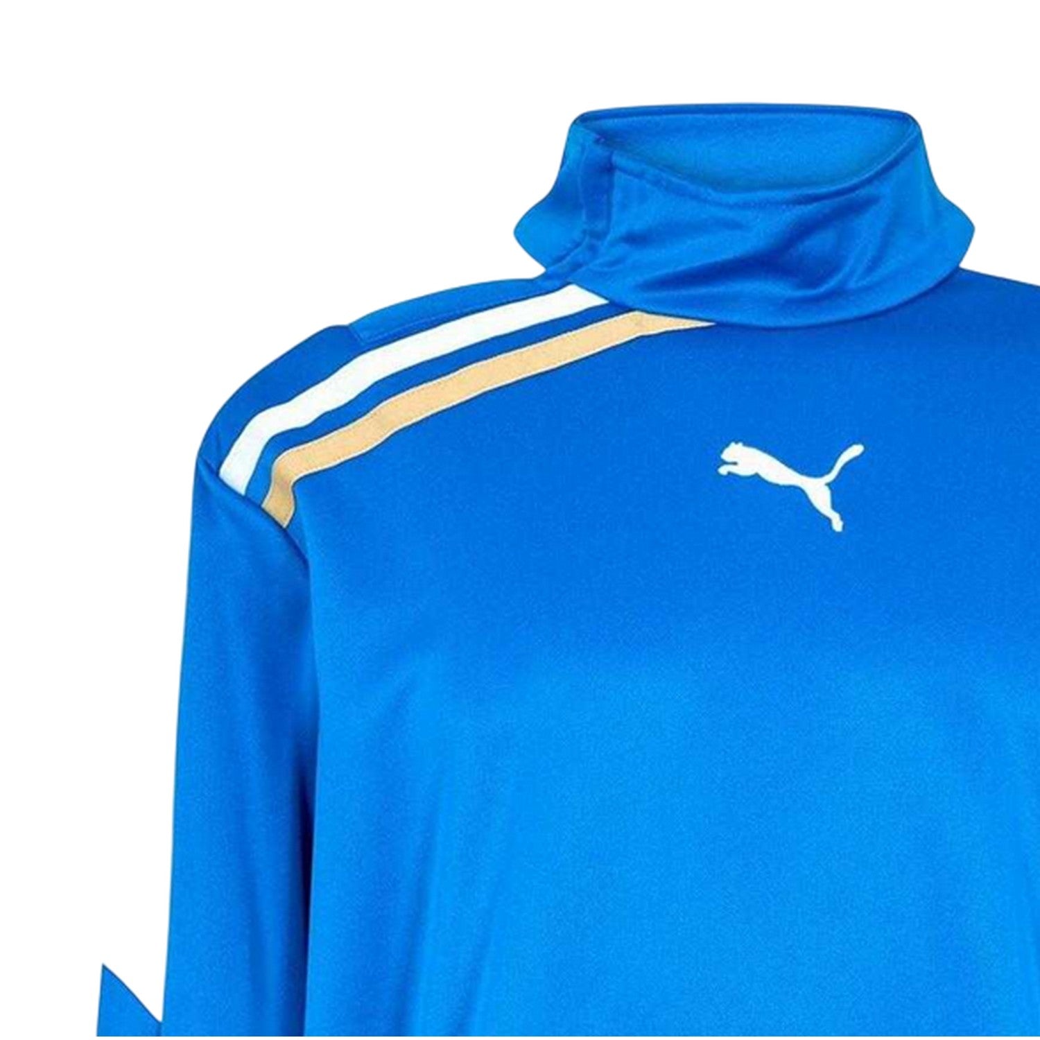 Blue - Side - Puma Mens Performance Half Zip Training Track Jacket