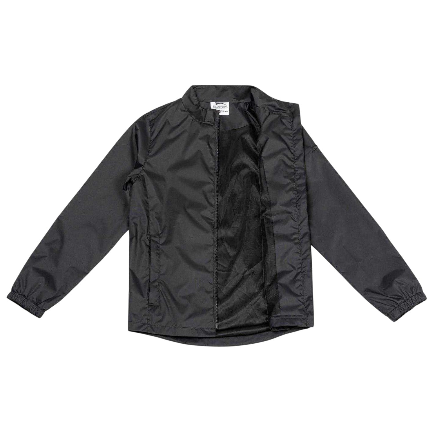 Black - Side - Slazenger Boys Funnel Neck Waterproof Jacket