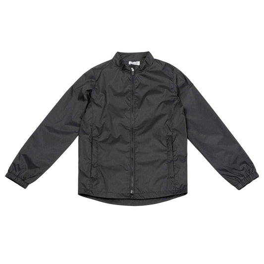 Black - Front - Slazenger Boys Funnel Neck Waterproof Jacket