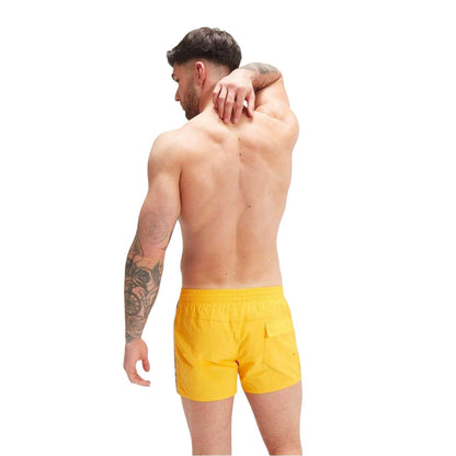 Yellow - Back - Speedo Mens Retro 13 Swim Shorts