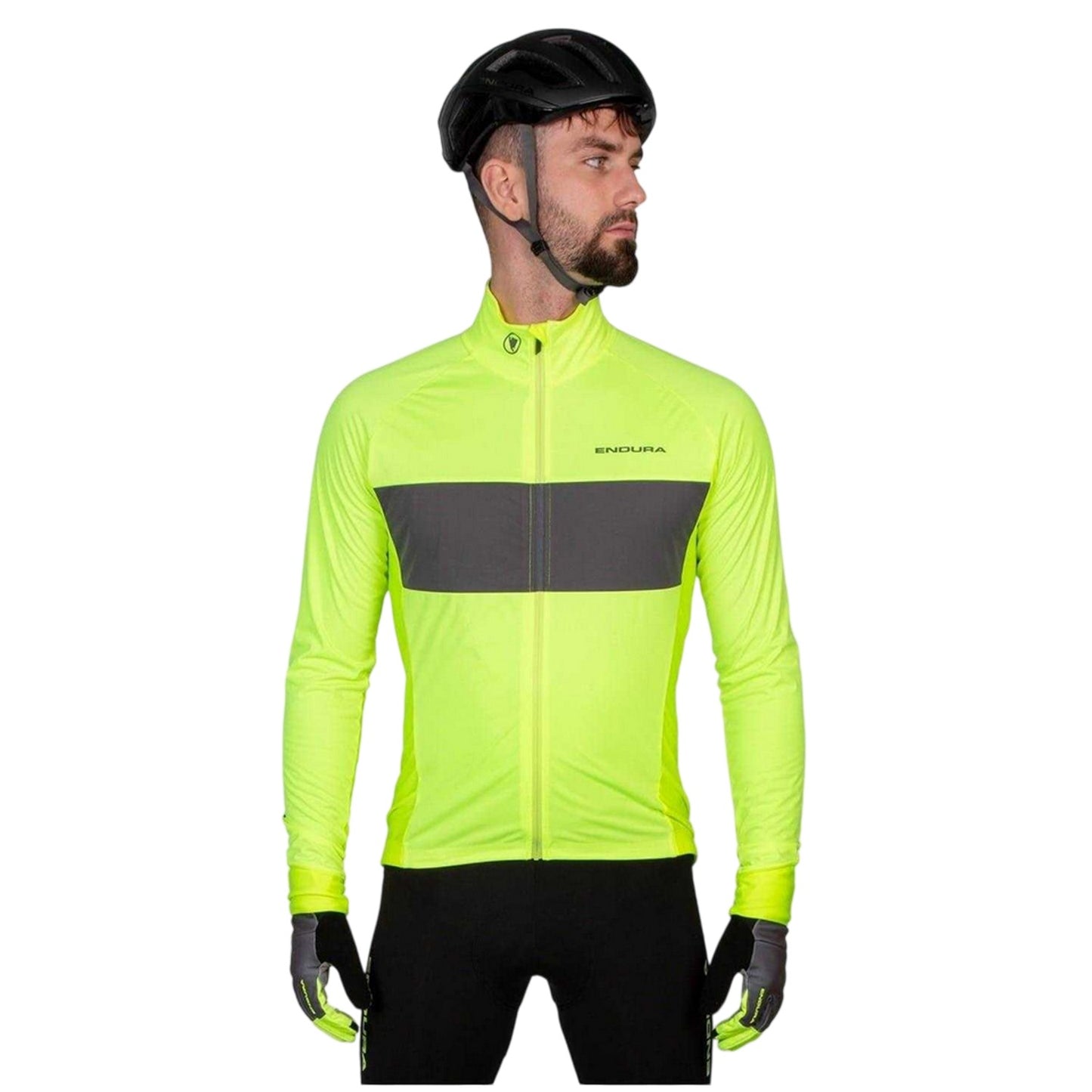 Bright Yellow - Side - Endura Mens Jetstream II Cycling Jersey