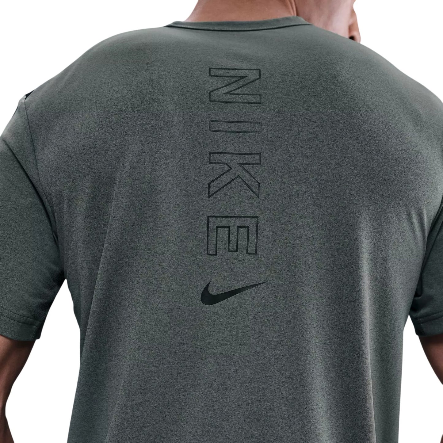 Grey-Black - Side - Nike Mens City Dri-FIT Regular T-Shirt