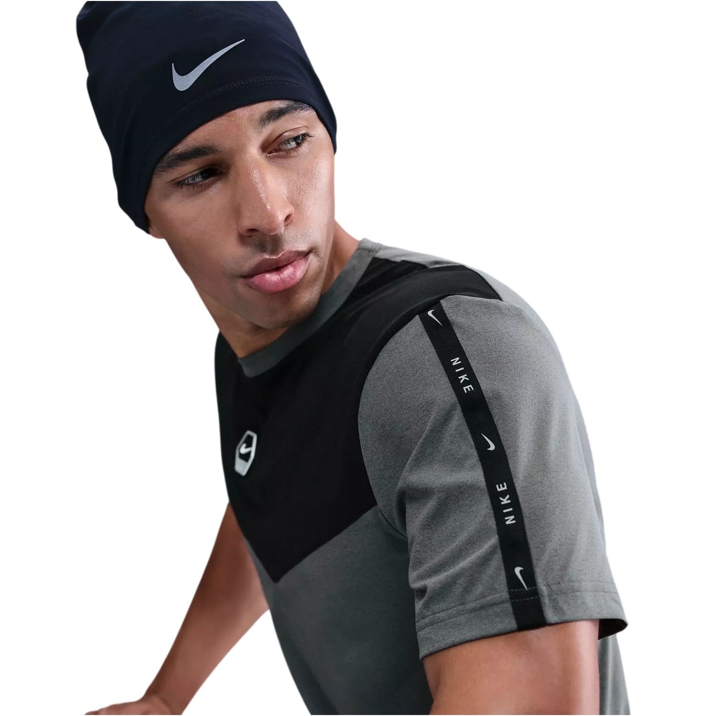 Grey-Black - Lifestyle - Nike Mens City Dri-FIT Regular T-Shirt