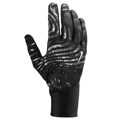 Black - Side - Nike Womens-Ladies Pacer Midweight Running Gloves