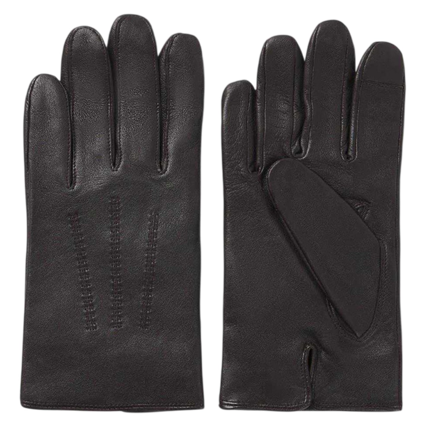 Brown - Front - Boss Mens Hainz Me Fleece Gloves