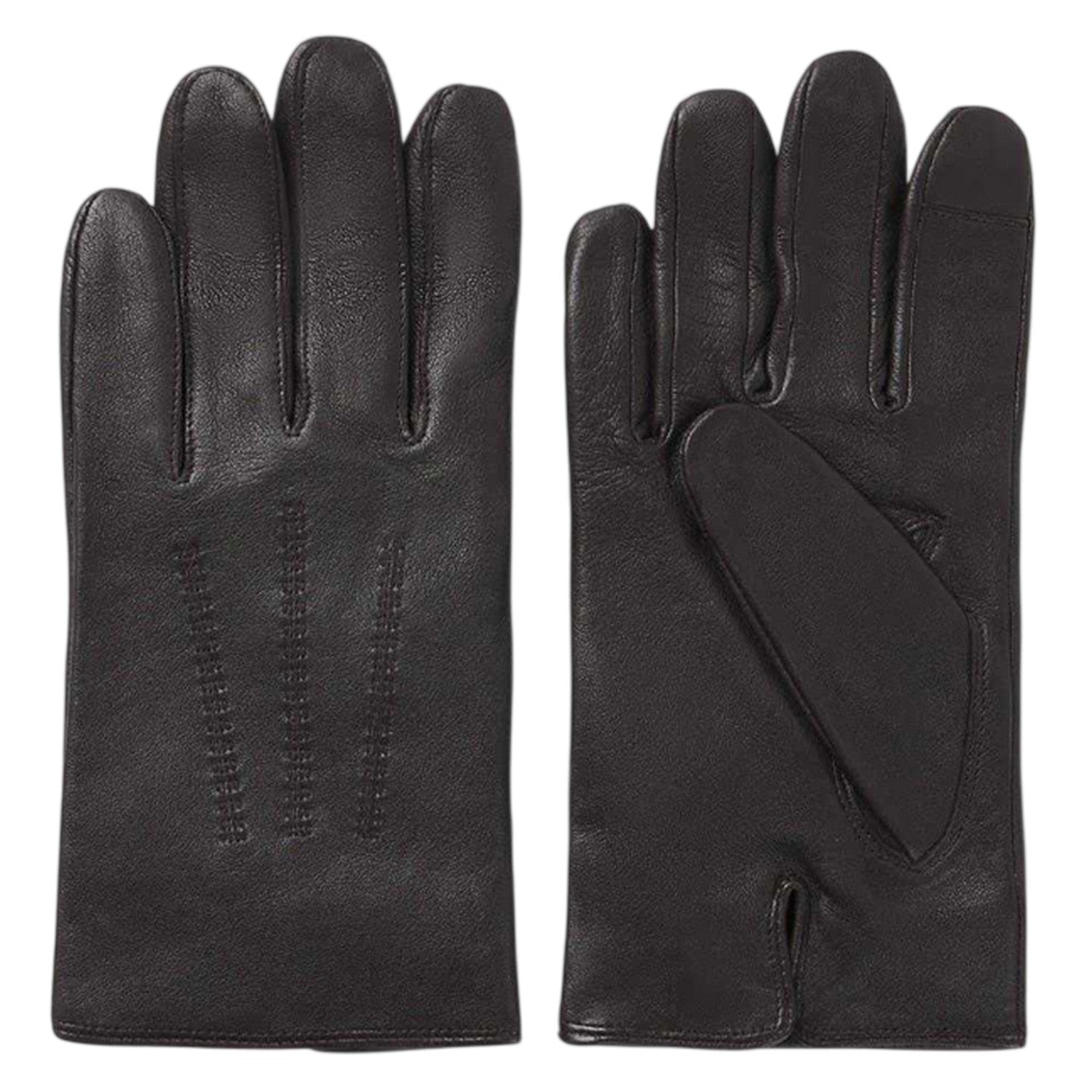 Brown - Front - Boss Mens Hainz Me Fleece Gloves