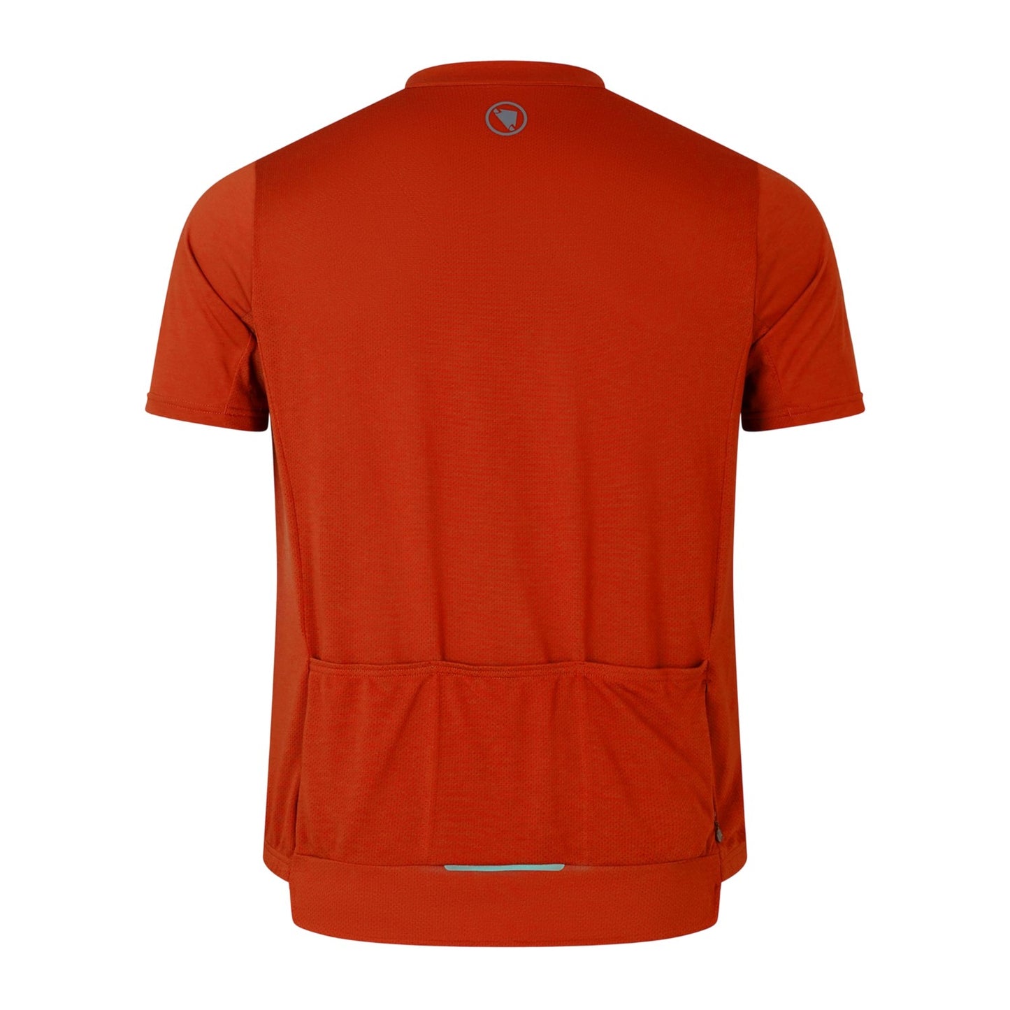 Flame Red - Back - Endura Mens Loop Short-Sleeved Cycling Jersey