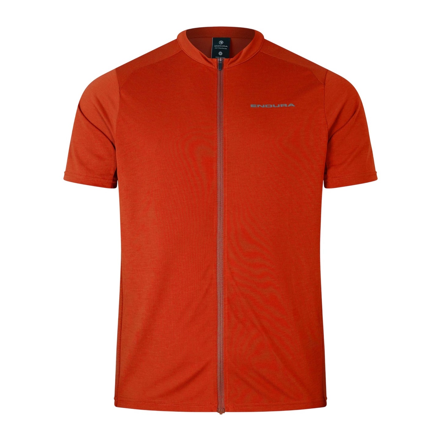 Flame Red - Front - Endura Mens Loop Short-Sleeved Cycling Jersey