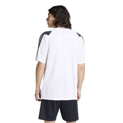 White-Red - Side - Adidas Mens HOT Raglan T-Shirt