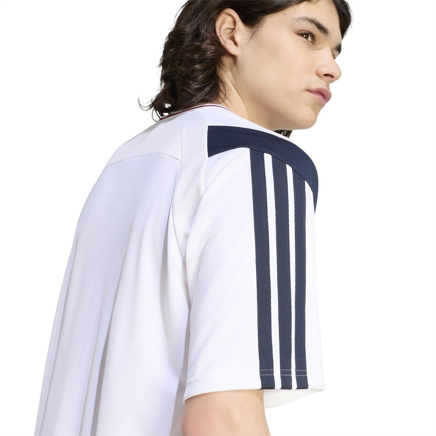 White-Red - Pack Shot - Adidas Mens HOT Raglan T-Shirt