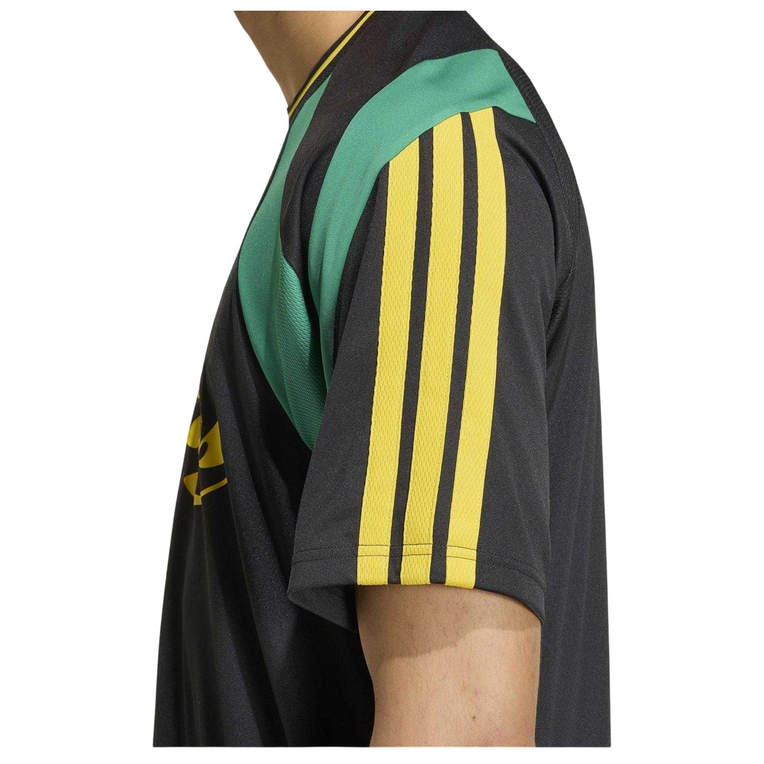 Black-Yellow - Lifestyle - Adidas Mens HOT Raglan T-Shirt