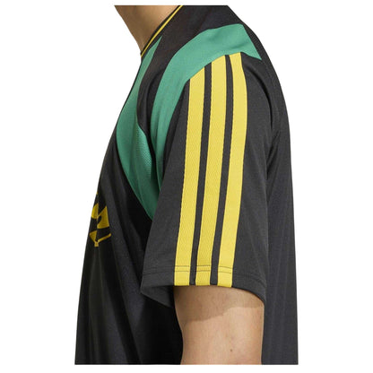 Black-Yellow - Lifestyle - Adidas Mens HOT Raglan T-Shirt