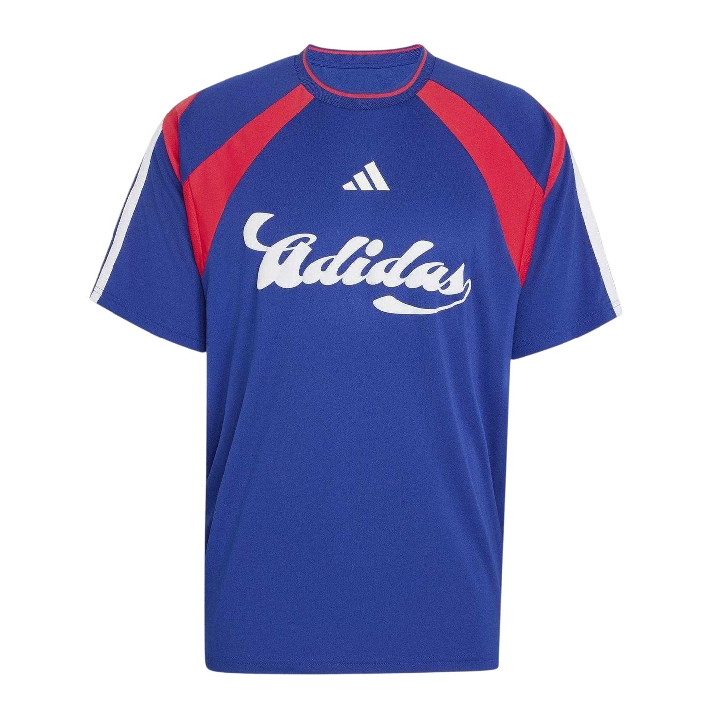 Blue - Front - Adidas Mens HOT Raglan T-Shirt