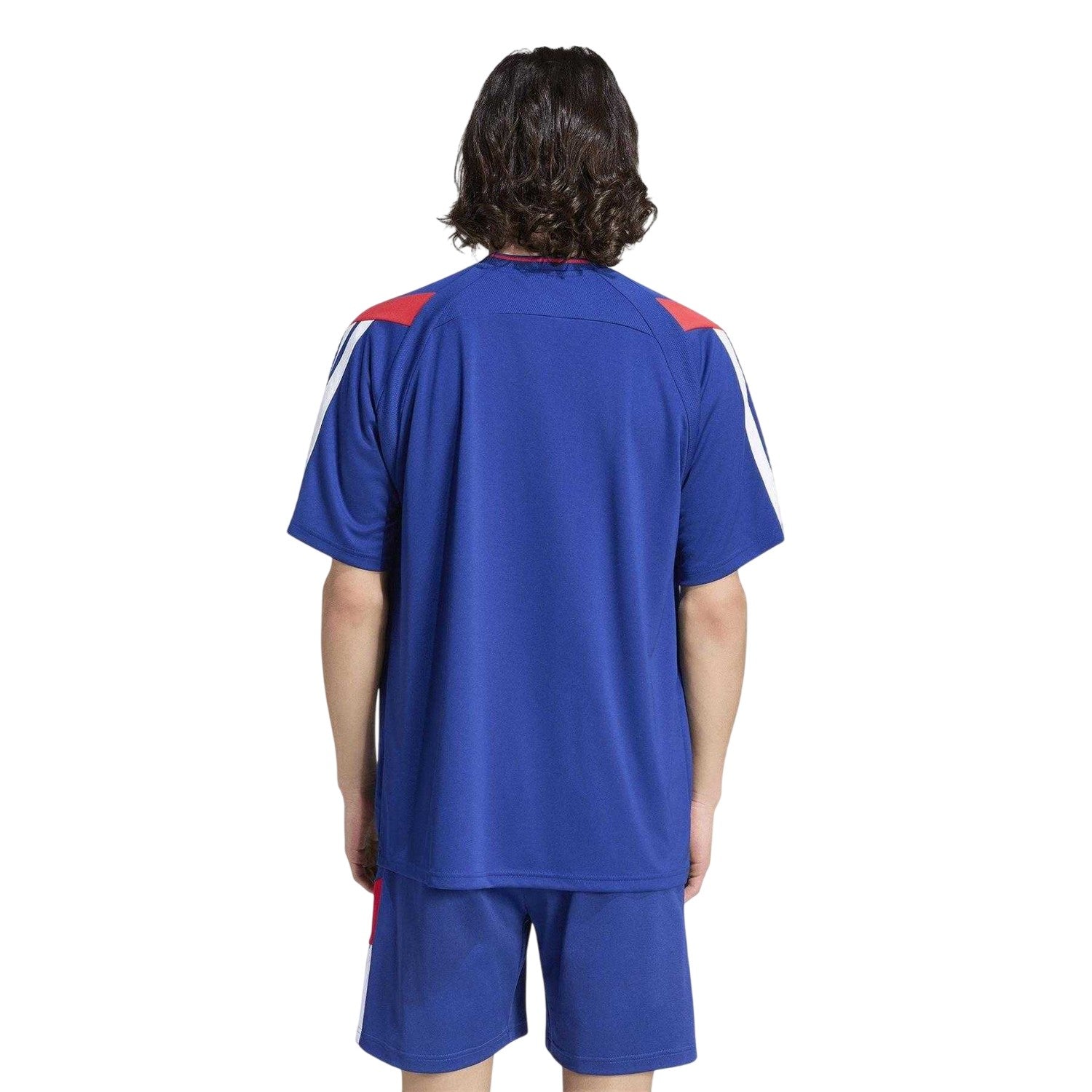 Blue - Back - Adidas Mens HOT Raglan T-Shirt