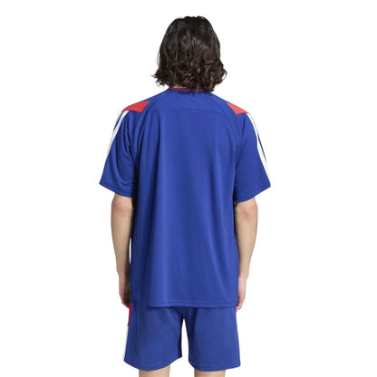 Blue - Back - Adidas Mens HOT Raglan T-Shirt